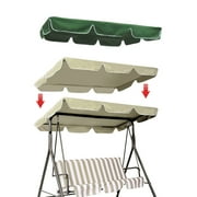 Tainini Clearance Garden Seat Replacement Double Replacement Oxford Cloth Canopy Top Set Outdoor Patio Seat Cover For Backyard